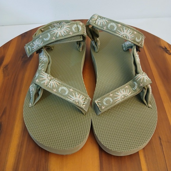 Teva Original Universal Sandals Womens 10 Green Strap Hiking Outdoors 1003987 * - Picture 2 of 8